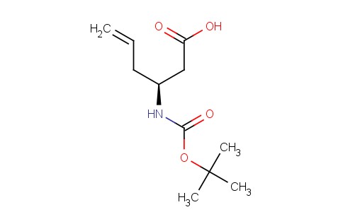 BOC-(S)-3-氨基-5-己烯酸