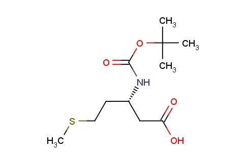 (3R)-3-[[(1,1-二甲基乙氧基)羰基]氨基]-5-(甲硫基)戊酸