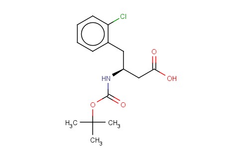 BOC-(S)-3-氨基-4-(2-氯苯基)-丁酸