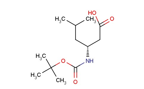 (3R)-3-[[(1,1-dimethylethoxy)carbonyl]amino]-5-methylhexanoic acid