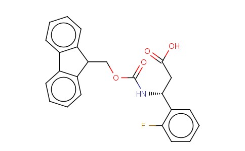 FMOC-(R)-3-氨基-3-(2-氟苯基)-丙酸