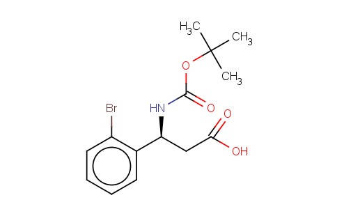 Boc-(s)- 3-amino-3-(2-bromophenyl)-propionic acid