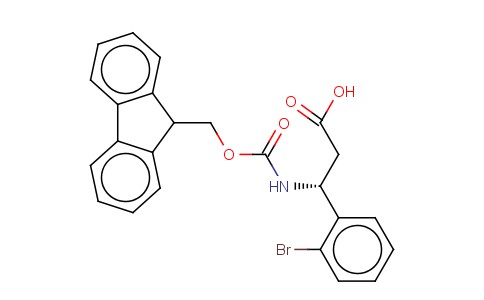 Fmoc-(r)- 3-amino-3-(2-bromophenyl)-propionic acid