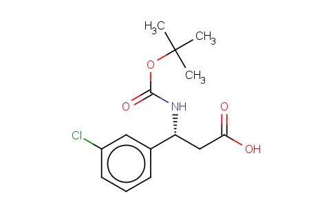 Boc-(r)- 3-amino-3-(3-chlorophenyl)-propionic acid
