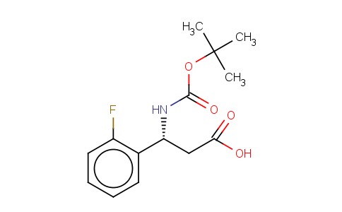 Boc-(r)- 3-amino-3-(2-fluorophenyl)-propionic acid