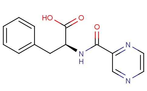 (S)-3-phenyl-2-[(pyrazin-2-ylcarbonyl)amino] propanoic acid
