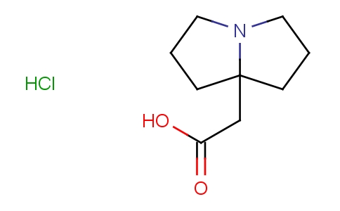 Tetrahydro-1h-pyrrolizine-7a(5h)-acetic acid hydrochloride