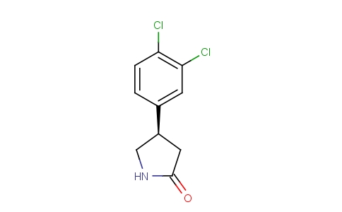 (4R)-4-(3,4-dichlorophenyl)-2-pyrrolidinone