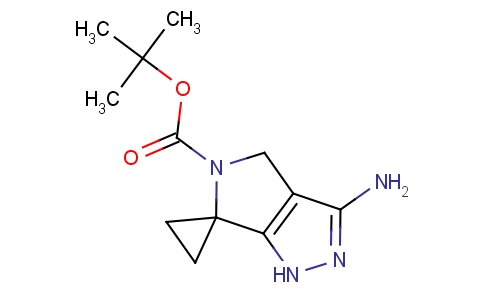 Tert-butyl 3'-amino-1'h-spiro[cyclopropane-1,6'-pyrrolo[3,4-c]pyrazole]-5'(4'h)-carboxylate