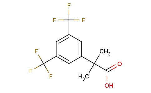 2-(3,5-Bis(trifluoromethyl)phenyl)-2-methyl propanoic acid