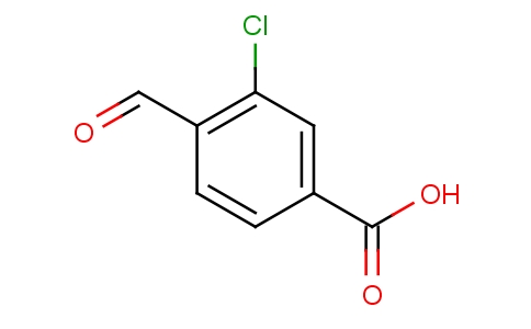 3-Chloro-4-formylbenzoic acid