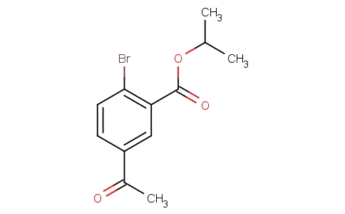 Isopropyl 2-bromo-5-acetylbenzoate