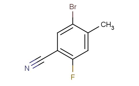 5-Bromo-2-fluoro-4-methylbenzonitrile