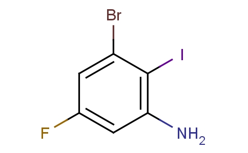 3-溴-5-氟-2-碘苯胺