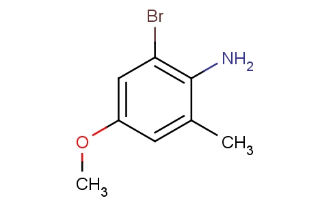 2-溴-4-甲氧基-6-甲基苯胺