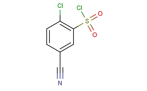 2-Chloro-5-cyanophenylsulfonyl chloride