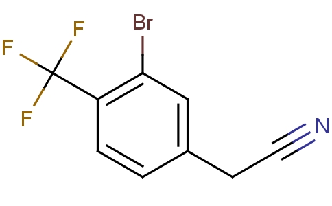 3-Bromo-4-(trifluoromethyl)phenylacetonitrile