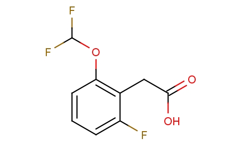 2-(Difluoromethoxy)-6-fluorophenylacetic acid