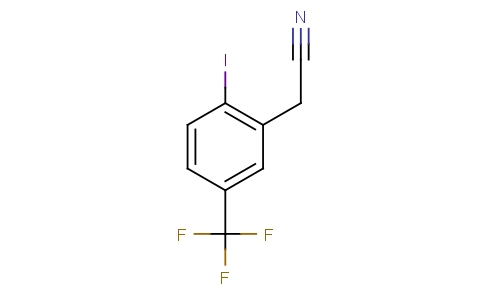 2-Iodo-5-(trifluoromethyl)phenylacetonitrile