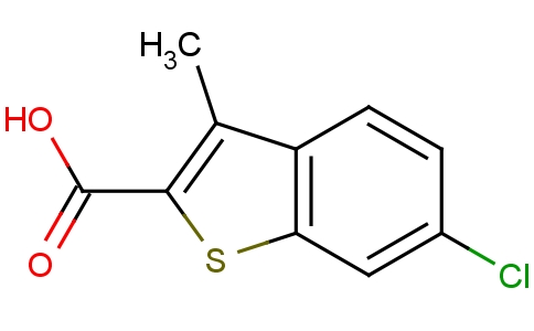 6-氯-3-甲基苯并噻吩-2-甲酸