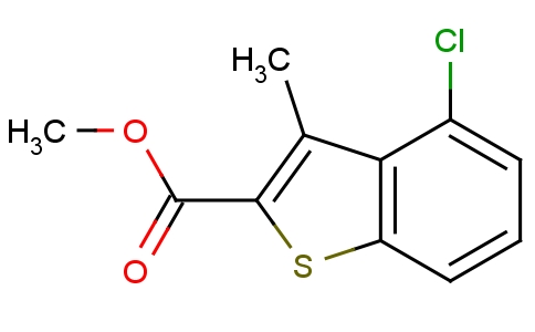 4-氯-3-甲基苯並噻吩-2-甲酸甲酯