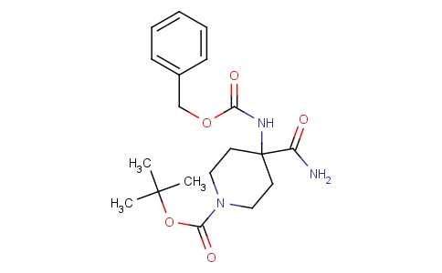 N-Boc-4-Cbz氨基哌啶-4-甲酰胺