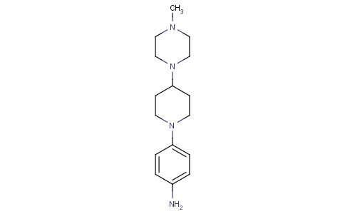 4-[4-(4-甲基哌嗪-1-基)哌啶-1-基]苯胺