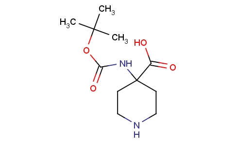 4-(Tert-butoxycarbonylamino)piperidine-4-carboxylic acid