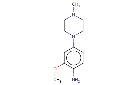 Benzenamine, 2-methoxy-4-(4-methyl-1-piperazinyl)