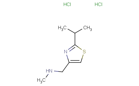 1-(2-Isopropylthiazol-4-yl)-n-methylmethanamine dihydrochloride