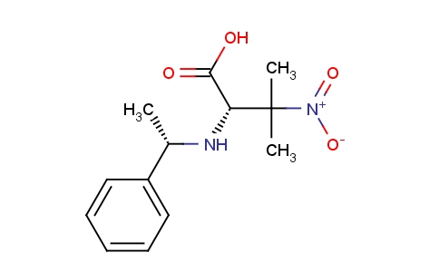 (S)-3-methyl-3-nitro-2-((s)-1-phenylethylamino)butanoic acid