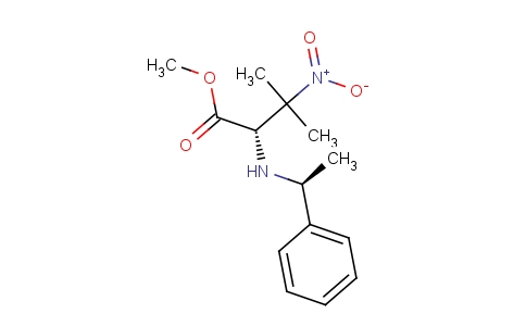 (S)-methyl 3-methyl-3-nitro-2-((s)-1-phenylethylamino)butanoate