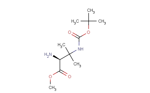S-2-氨基-3-叔丁氧羰氨基-3-甲基酸酸甲酯