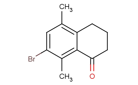 7-溴-5,8-二甲基-3,4-二氢萘-1(2H)-酮