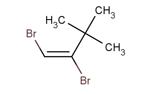 Cis-1,2-dibromine-3,3-dimethyl-1-butylene