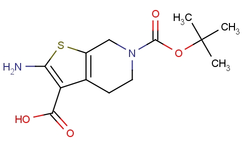 2-氨基-6-N-Boc-4,5,6,7-四氢噻吩并[2,3-c]吡啶-3-甲酸