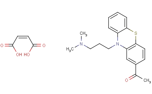 1-(10-(3-(dimethylamino)propyl)-10H-phenothiazin-2-yl)ethanone maleate