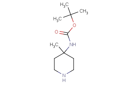 tert-butyl (4-methylpiperidin-4-yl)carbamate