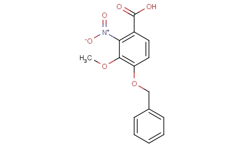 4-苄氧基-3-甲氧基-2-硝基苯甲酸