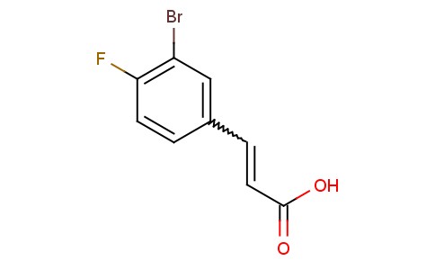 3-Bromo-4-fluorocinnamic acid