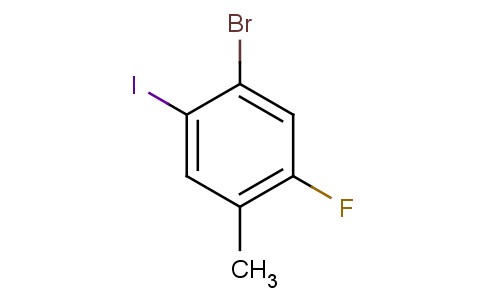 4-溴-2-氟-5-碘甲苯