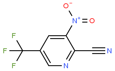 3-硝基-5-三氟甲基-吡啶-2-甲腈