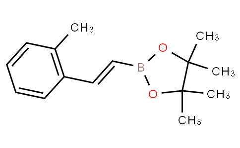 (E)-4,4,5,5-四甲基-2-(2-甲基苯乙烯基)-1,3,2-二氧杂硼烷