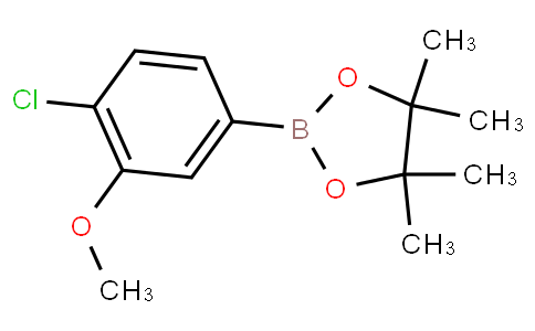 2-(4-chloro-3-methoxyphenyl)-4,4,5,5-tetramethyl-1,3,2-dioxaborolane