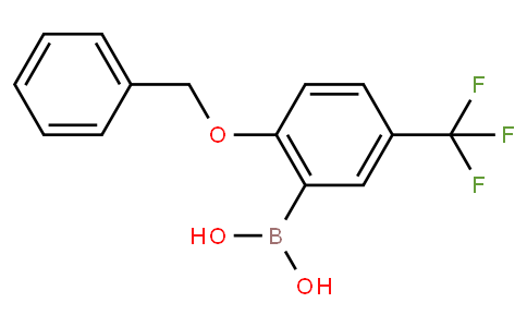 2-(benzyloxy)-5-(trifluoromethyl)phenylboronic acid