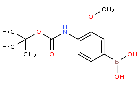 4-N-叔丁氧羰基氨基-3-甲氧基苯硼酸