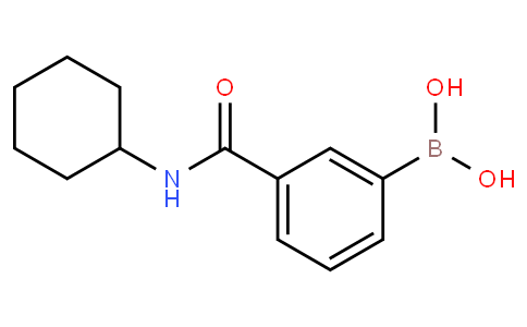 3-(cyclohexylcarbamoyl)phenylboronic acid