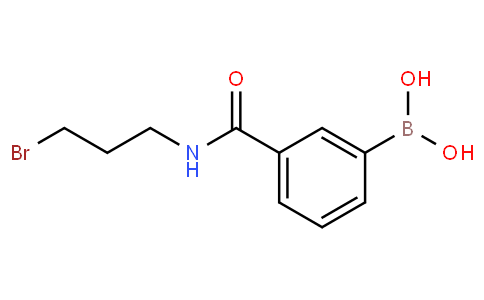 3-(3-bromopropylcarbamoyl)phenylboronic acid