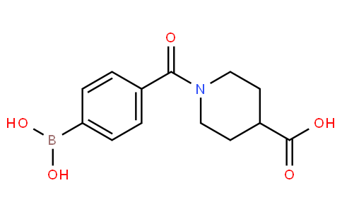 1-(4-硼苯甲酰)哌啶-4-羧酸