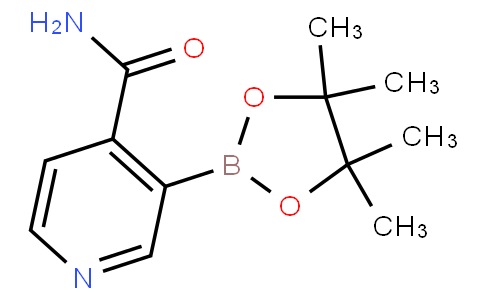3-(4,4,5,5-tetramethyl-1,3,2-dioxaborolan-2-yl)isonicotinamide